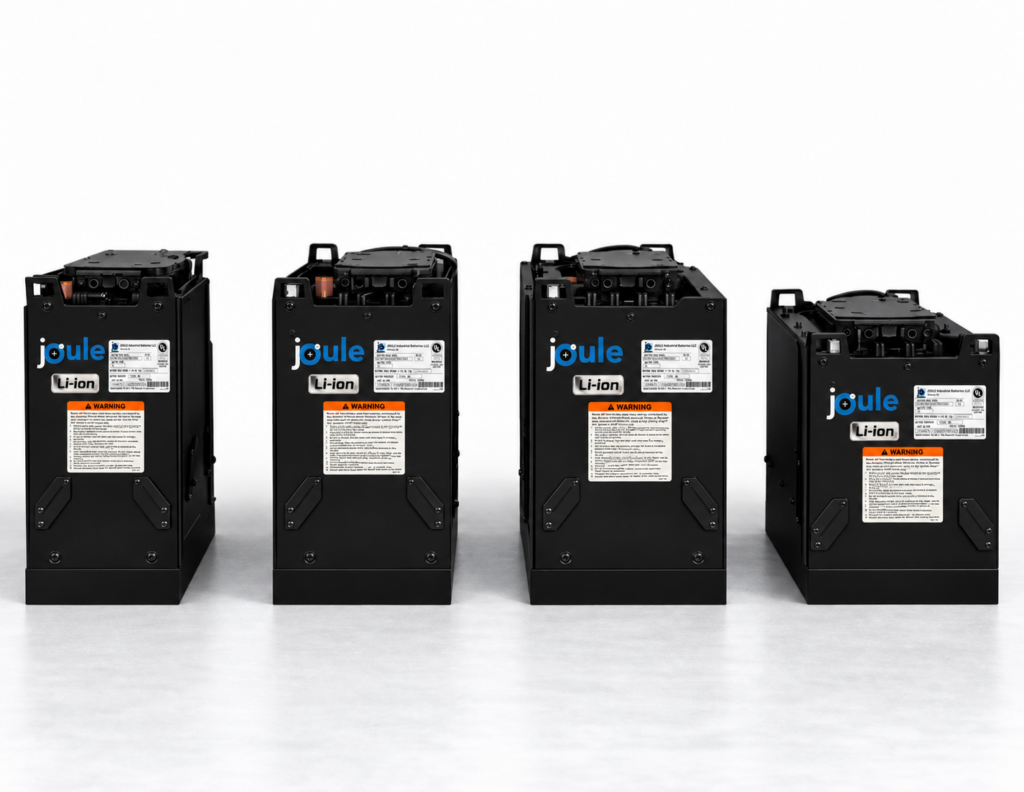 Joule batteries in row